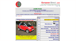 Desktop Screenshot of eu-cars.com